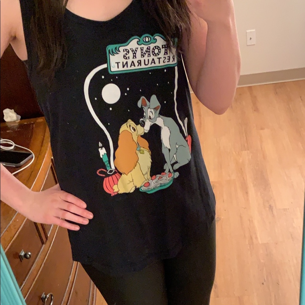 DISNEY LADY AND THE TRAMP TANK TOP